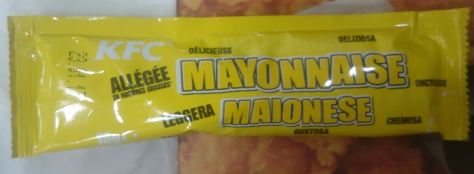 KFC Mayonnaise packshot