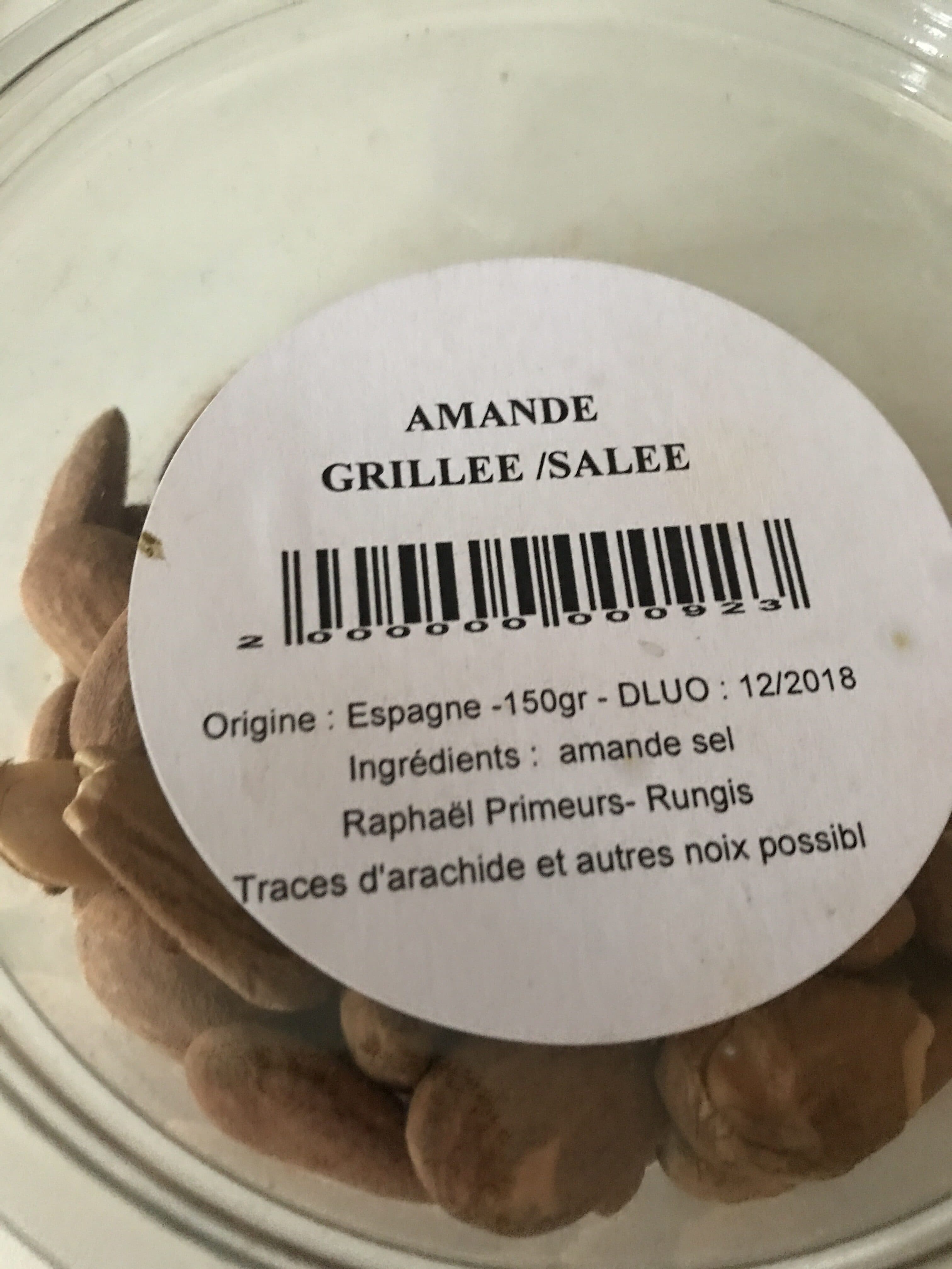 Raphaël Primeur Amande grillée, salée packshot