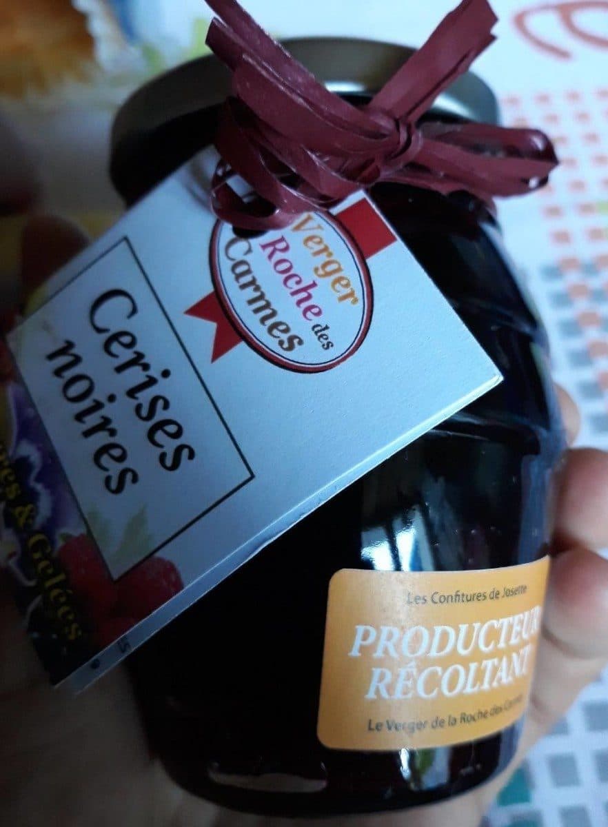 Confitures de Josette Confiture Artisanale de Cerises Noires packshot