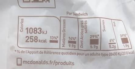 McDonald's LE CROQUE McDo™ packshot