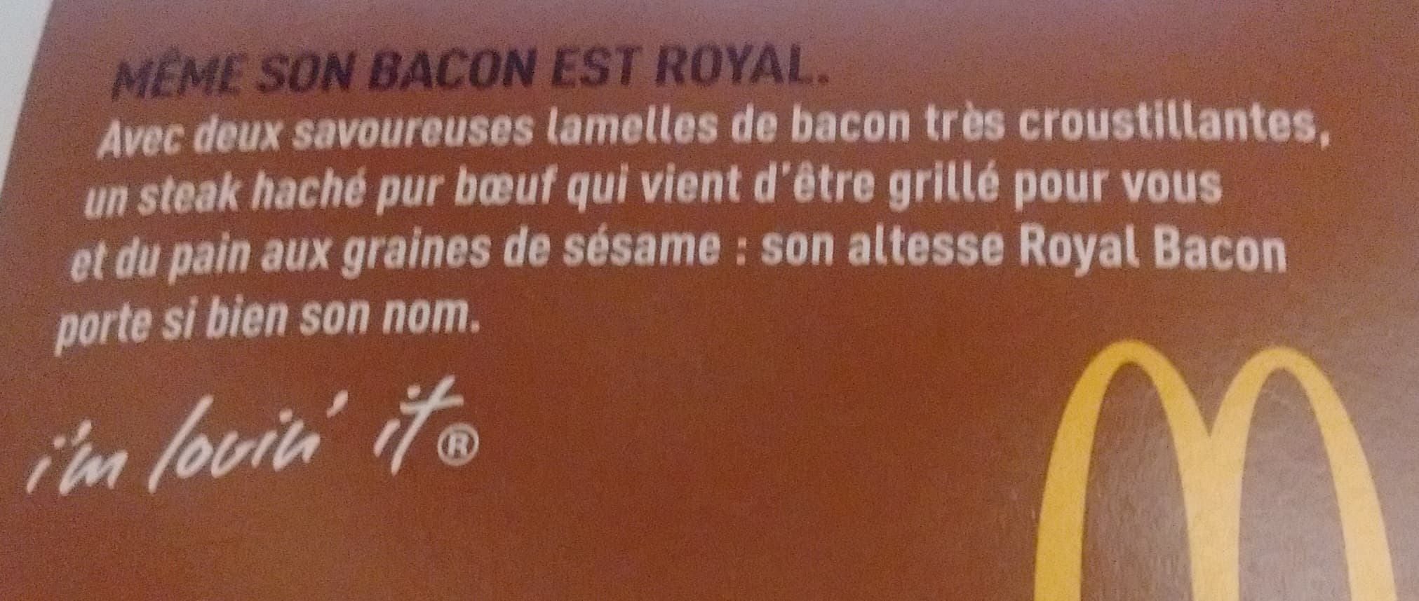 Mcdonald's Royal Bacon™ packshot