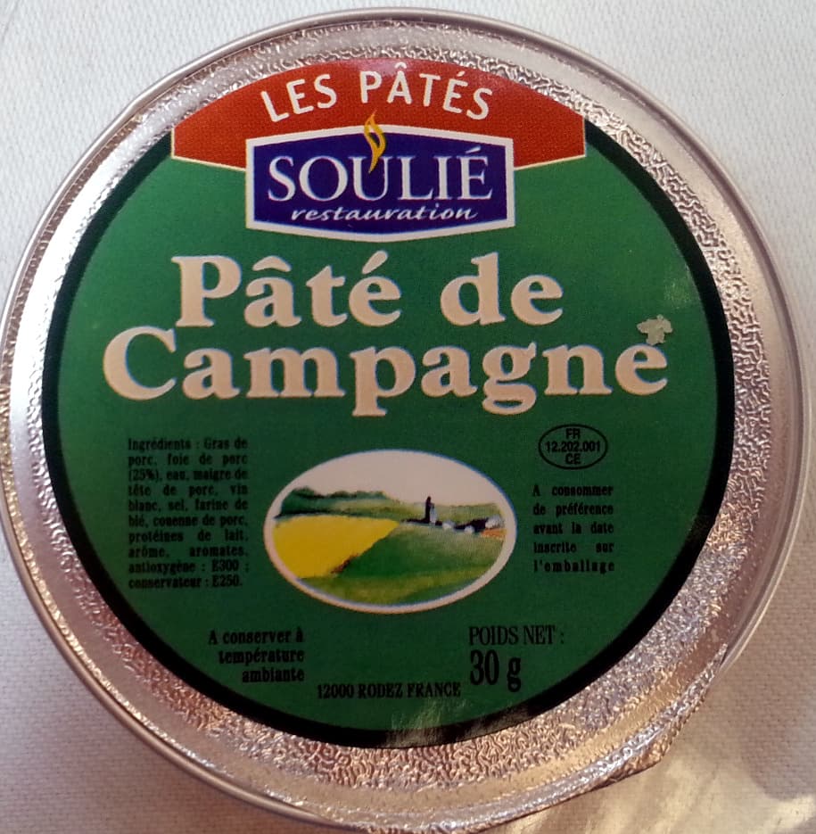 Soulié Restauration Terrine comtoise aux morilles packshot