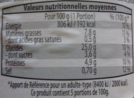 Déli'Salades Taboulé à l'orientale (même code barre que 26022291) packshot