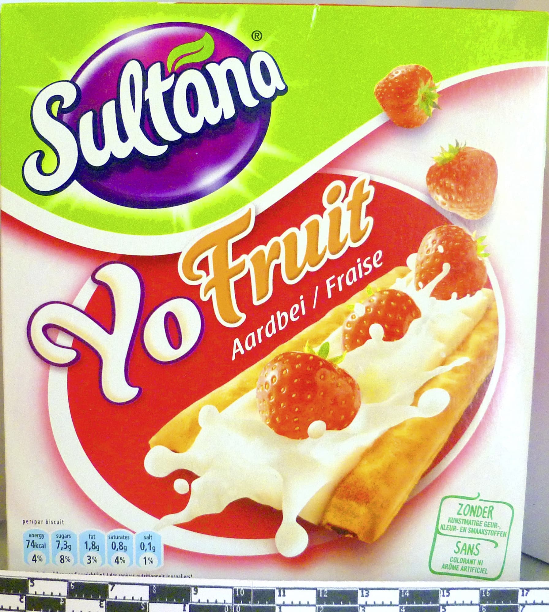 sultana Yo Fruit Fraise packshot