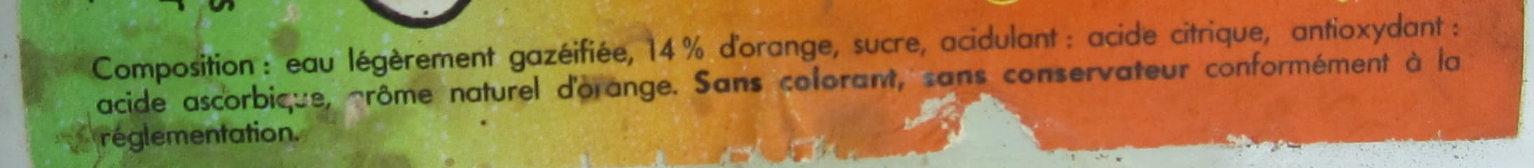 Fruité Boisson aux oranges packshot