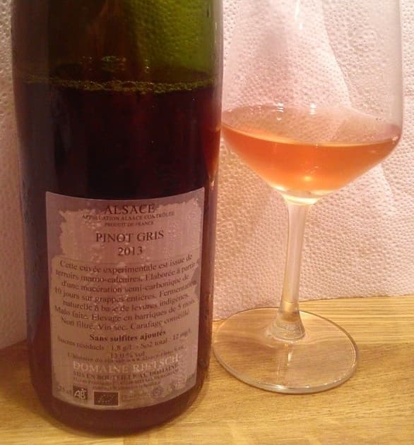 Domaine Rietsch Quand le chat n'est pas là - Pinot Gris 2013 packshot