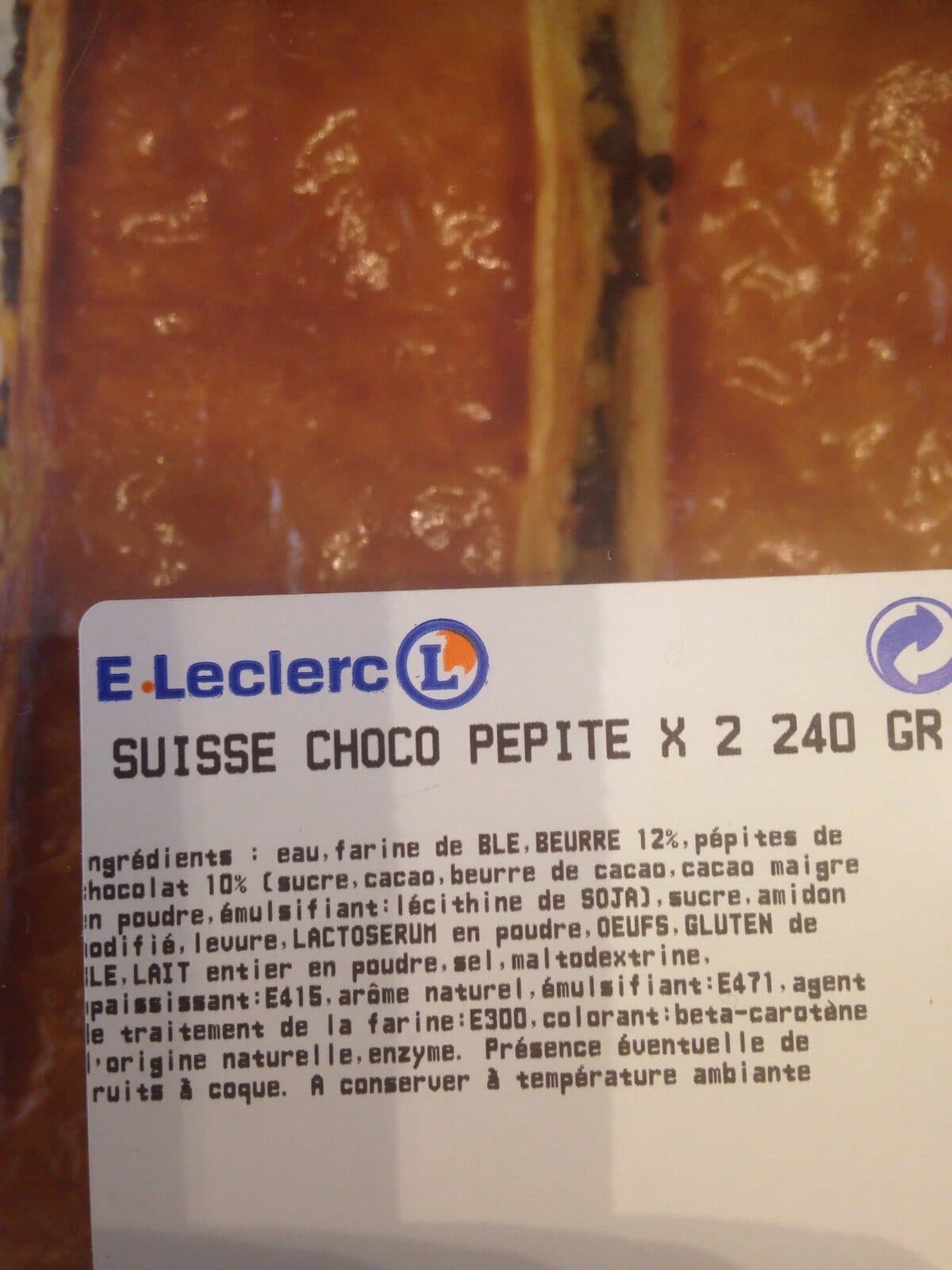 Leclerc Suisse chocox2 240gr packshot