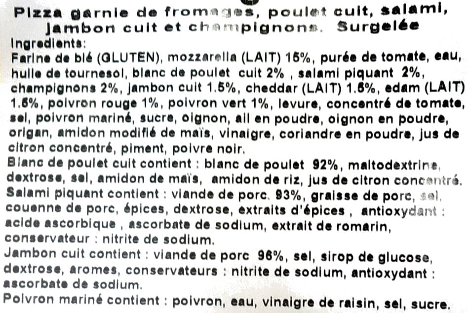 Paren Pizza 4 saisons packshot