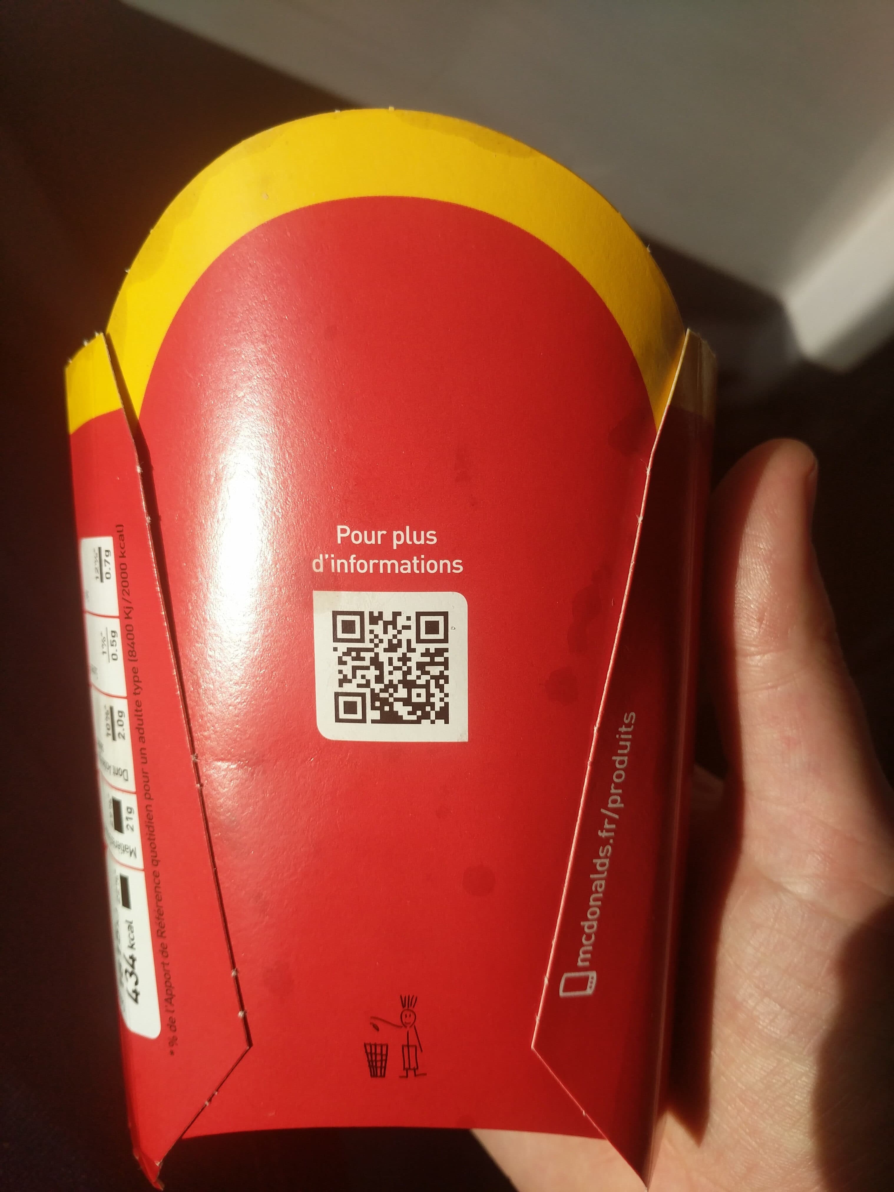 McDonald's Big Fries packshot