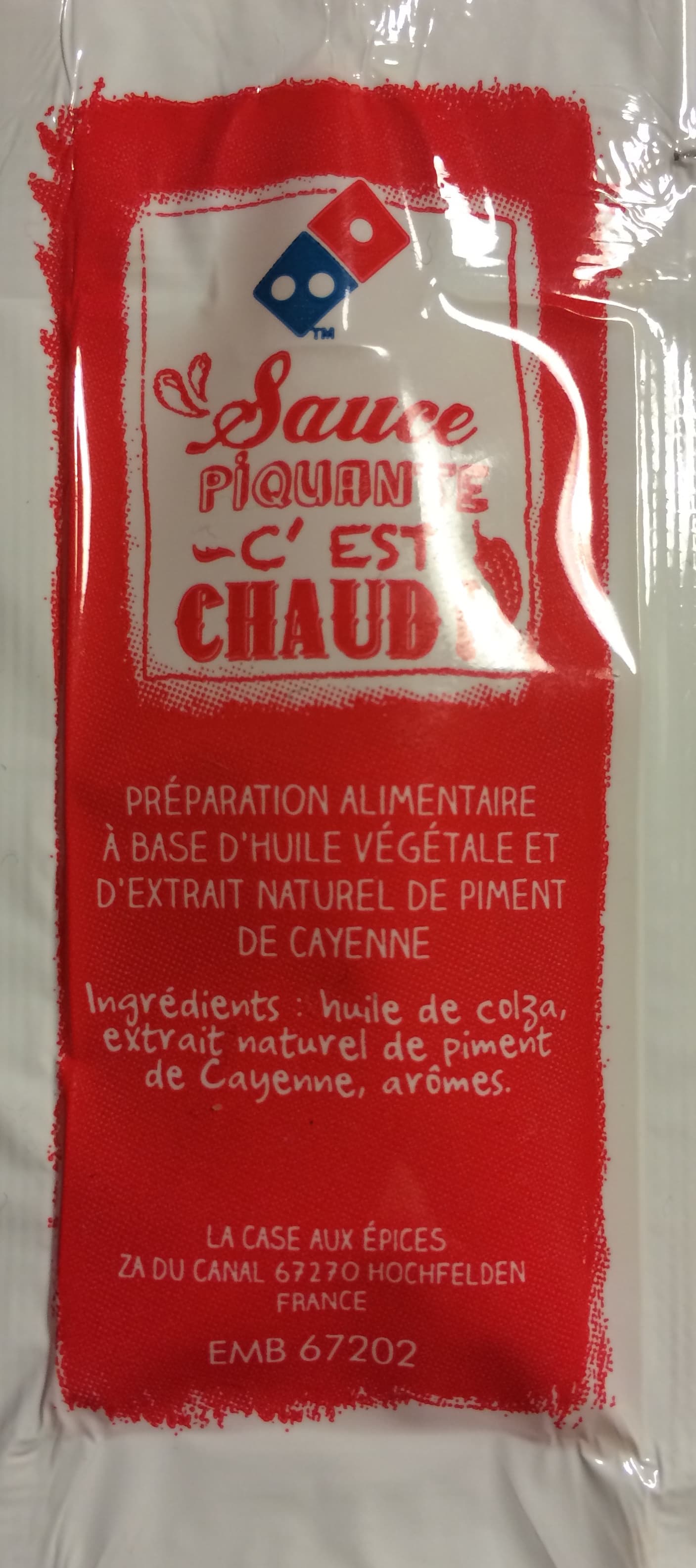 Domino's Sauce Piquante packshot