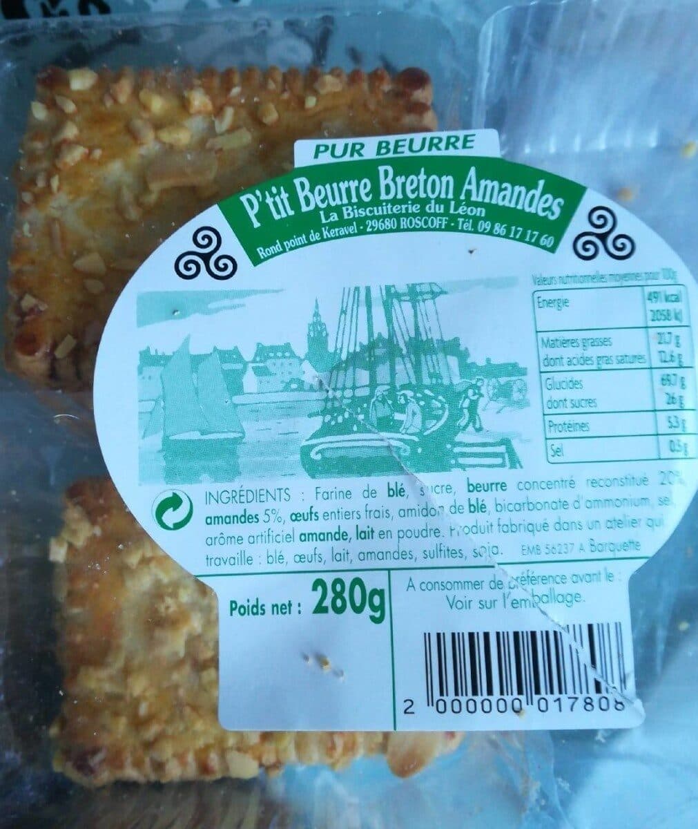 Open Food Facts Petit beurre breton amande packshot