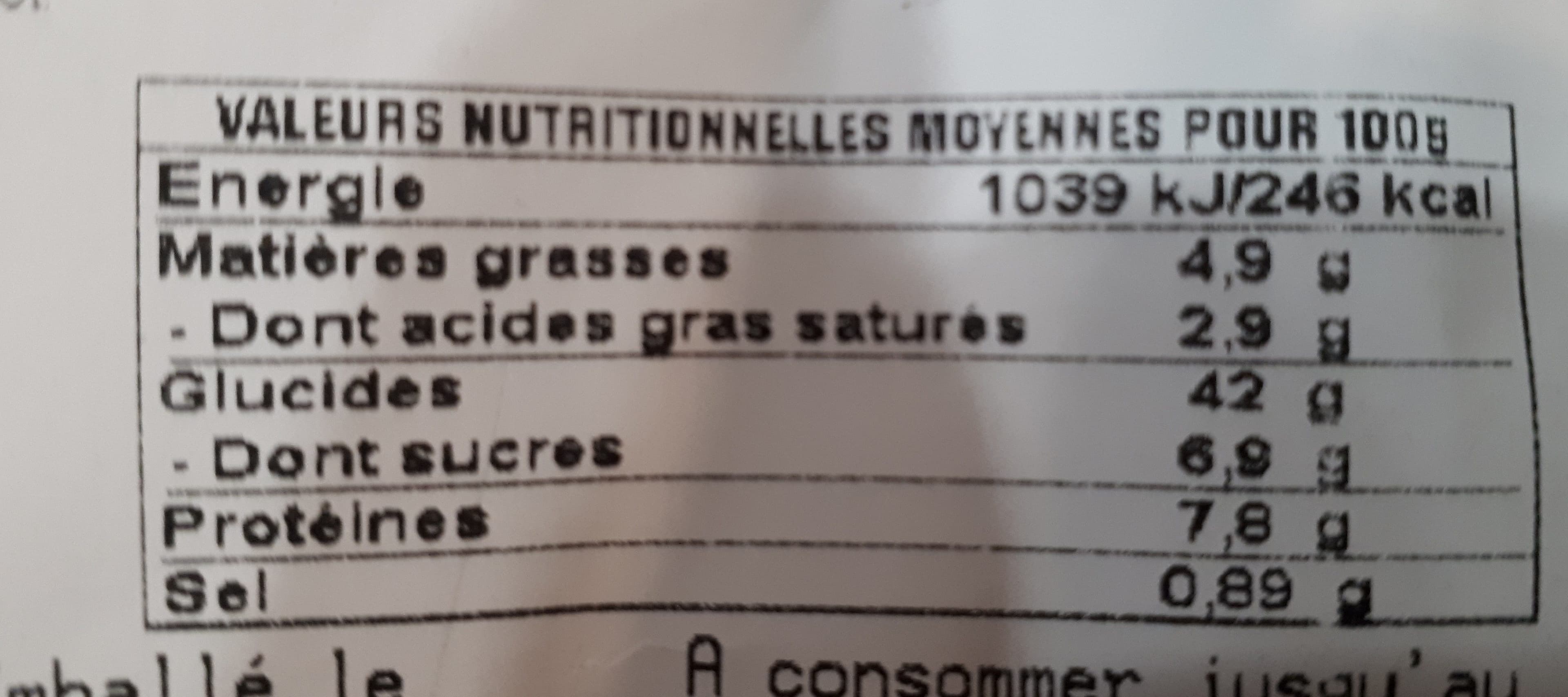 Leclerc Brioche chocolat maison packshot