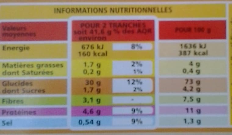 CASINO BIO Pain grillé au blé complet bio packshot