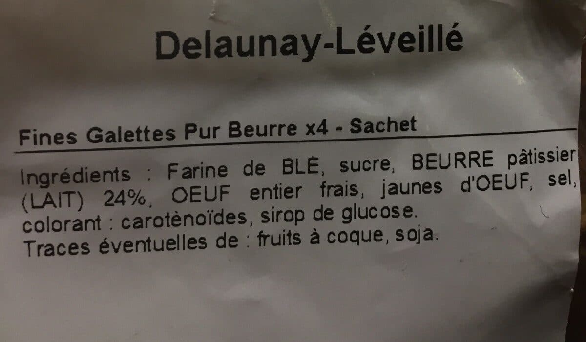 Open Food Facts Galettes fines packshot