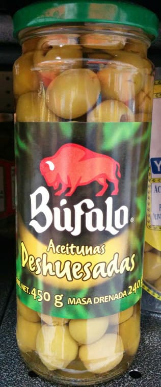 Búfalo Aceitunas deshuesadas Búfalo packshot