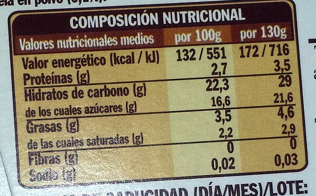 Hacendado Arroz con leche packshot