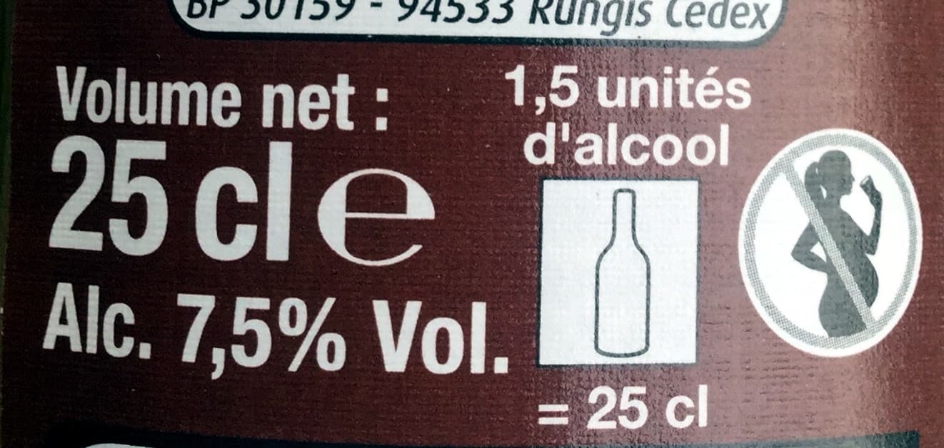 U Bière blonde de Caractère packshot