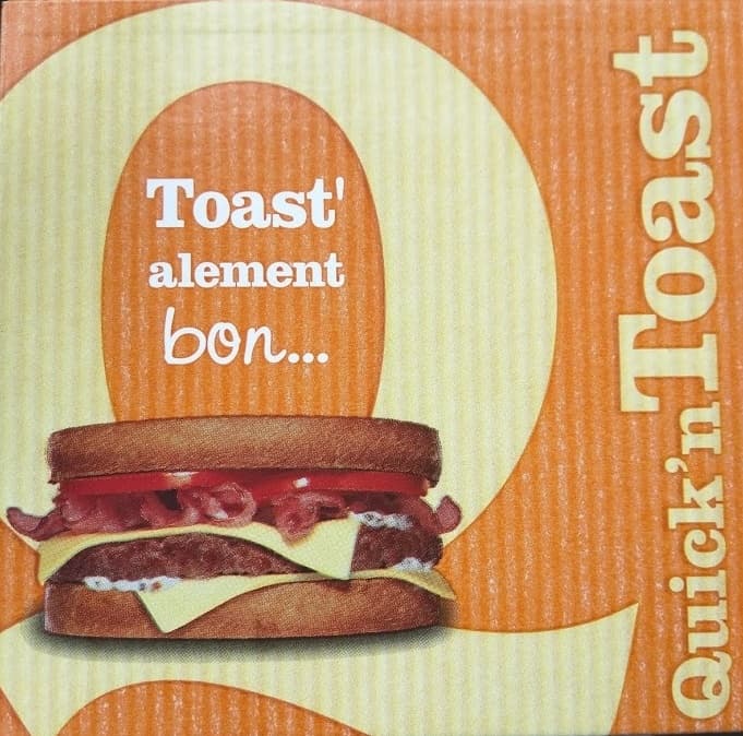 Quick Quick N'Toast steak haché bacon fromage packshot