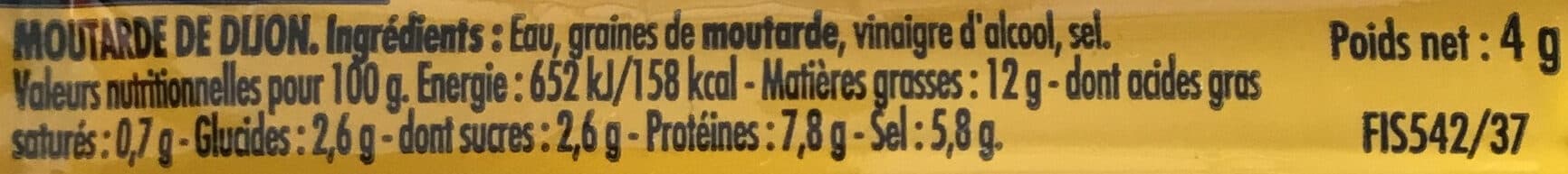 Gusto DeBrio Moutarde de Dijon packshot