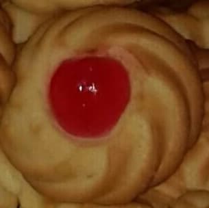 Aux Caprices de Jess Sablés avec cerise confite packshot