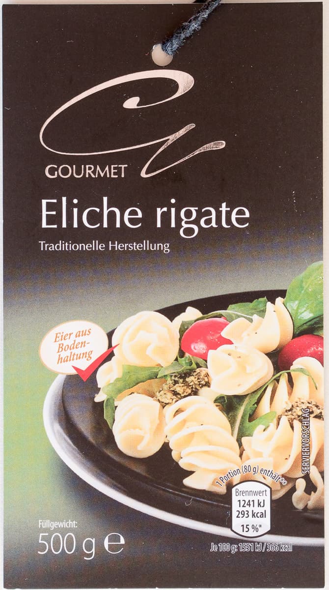Gourmet Eliche rigate packshot