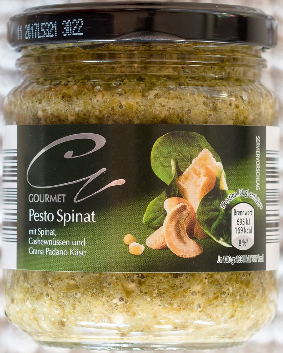 Gourmet Pesto Spinat packshot