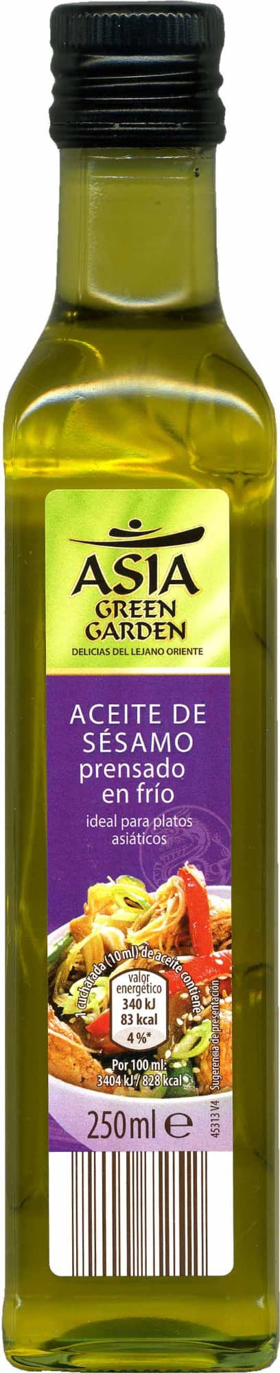 Asia Green Garden Aceite de sésamo prensado en frío packshot