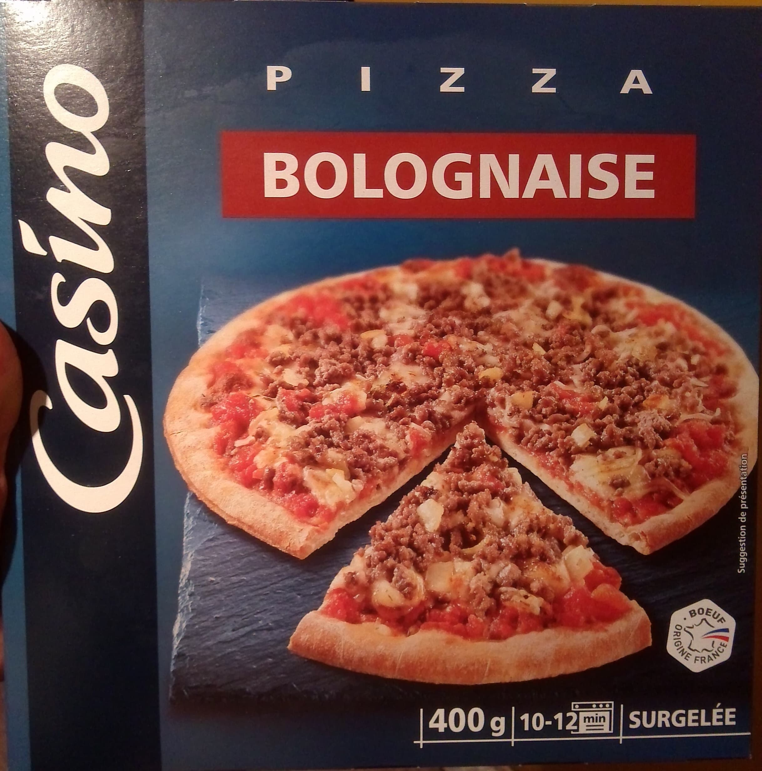 casino Pizza bolognaise surgelée - Casino packshot