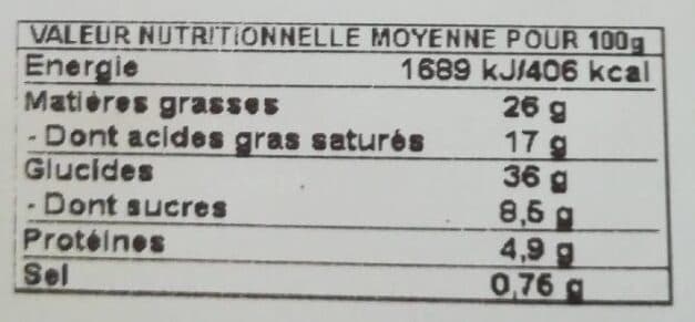 Open Food Facts Mini Chausson aux Pommes packshot