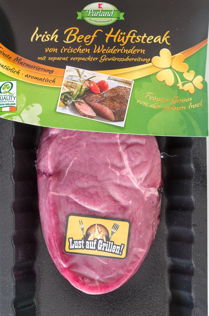 Kaufland K-Purland Irish Beef Hüftsteak packshot