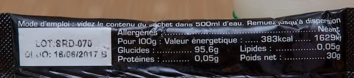 SRD-Lamifrance Boisson isotonique Saveur Agrumes packshot