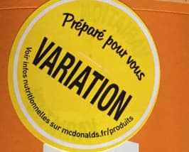 McDonald's McWrap Crevette Sauce au Curry packshot