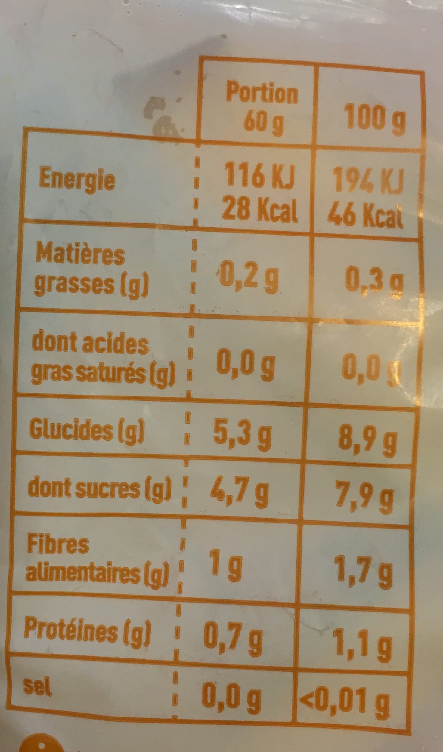 MCDOANALD P'tite Nectarine packshot