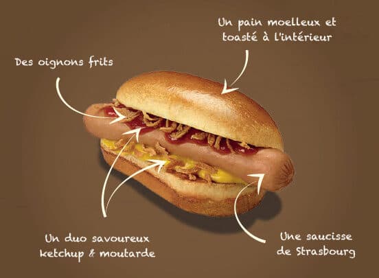 McDonald's P'tit Hot Dog packshot