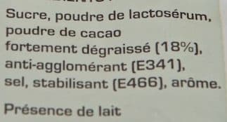 SRD Préparation instantanée Arôme Cacao packshot