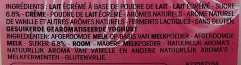 Yoplait Yaourt Sucré Aromatisé Yoplait Goût Framboise packshot