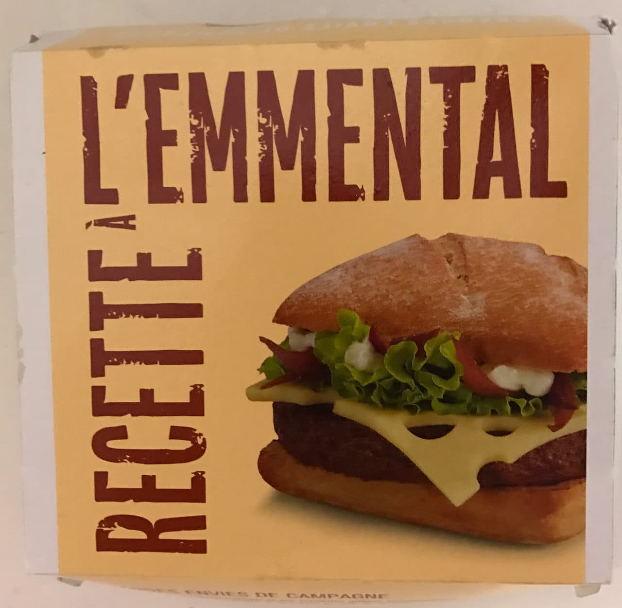 McDonald's Recette à l'Emmental Français et aux Échalotes Grillées packshot