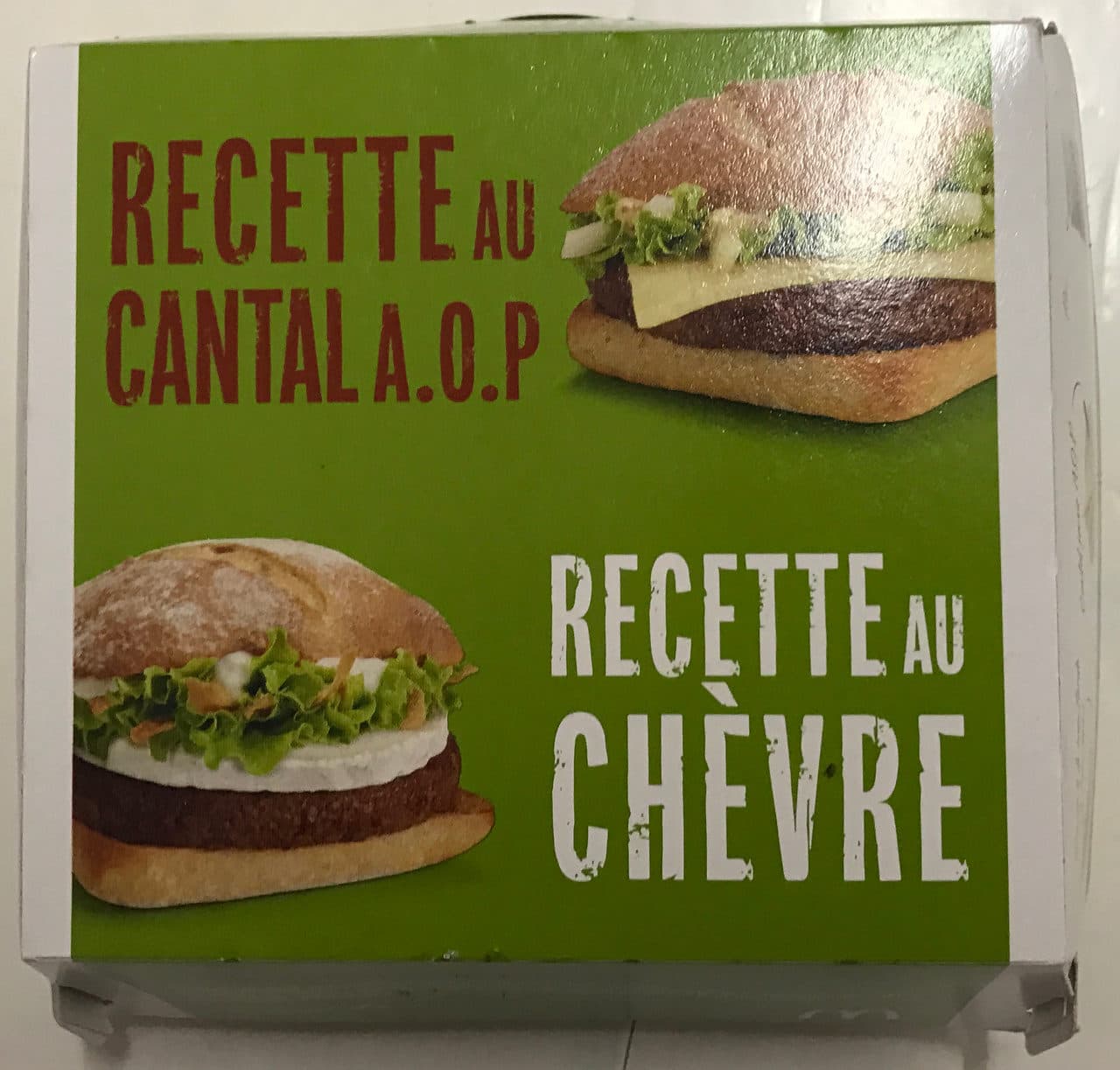McDonald's Recette Cantal AOP sauce à la moutarde à l'ancienne packshot