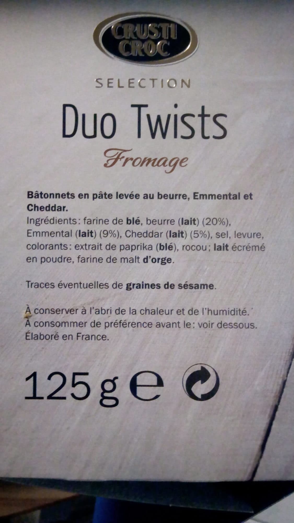Crusti Croc Duo Twists Fromage packshot