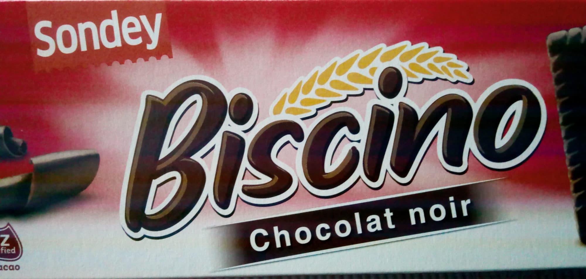 Sondey Biscino Chocolat Noir packshot