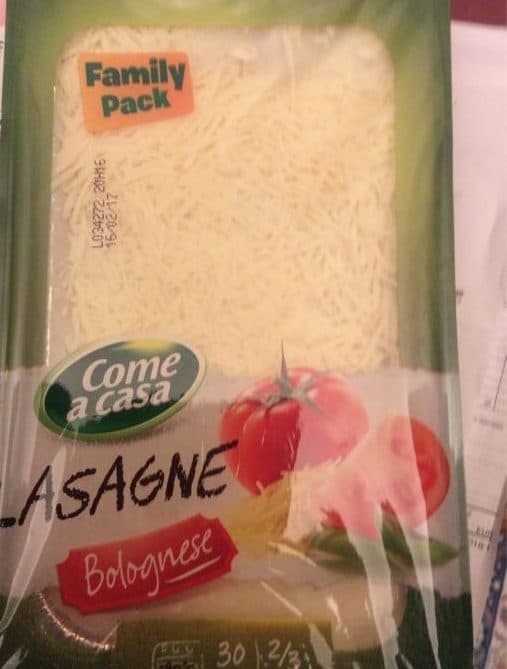 Come a Casa Lasagne Bolognese packshot