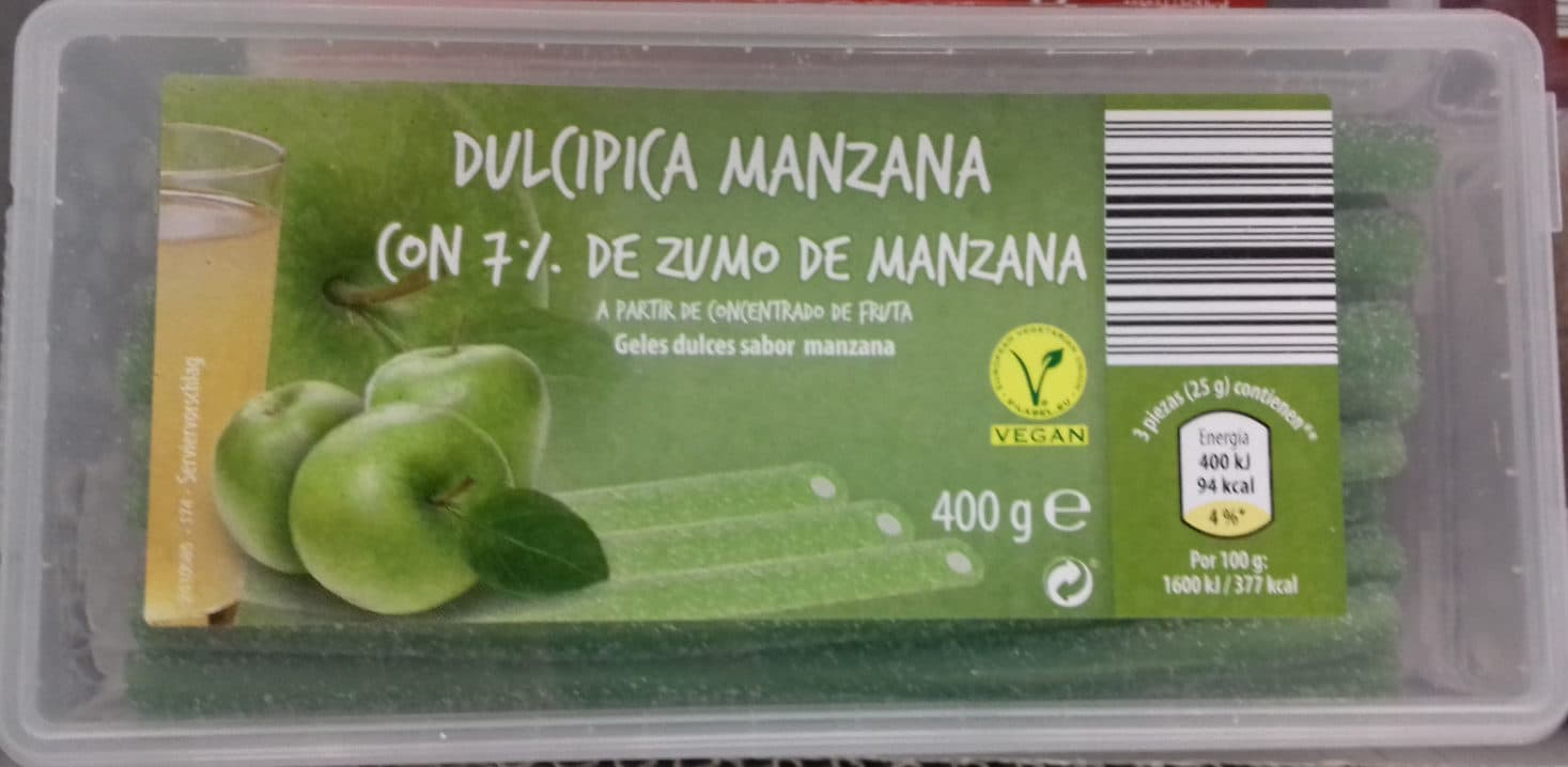 Aldi Dulcipica manzana packshot
