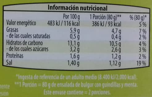 Ofterdinger Ensalada de bulgur con guindillas y menta packshot