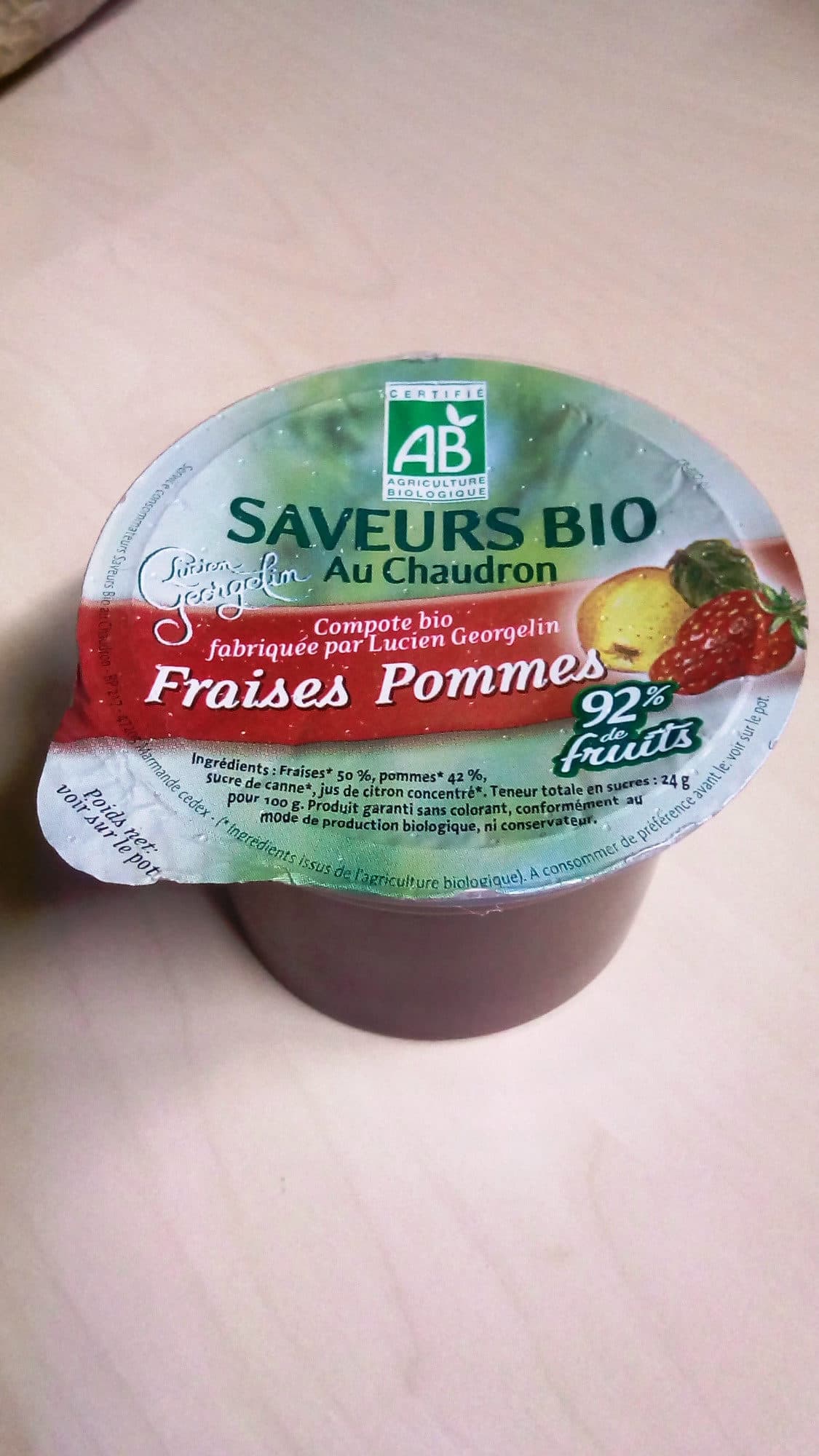 Lucien Georgelin Saveurs Bio au Chaudron Friases Pommes packshot