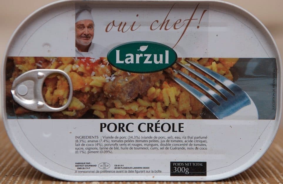Bistrot Gourmand Porc Créole packshot