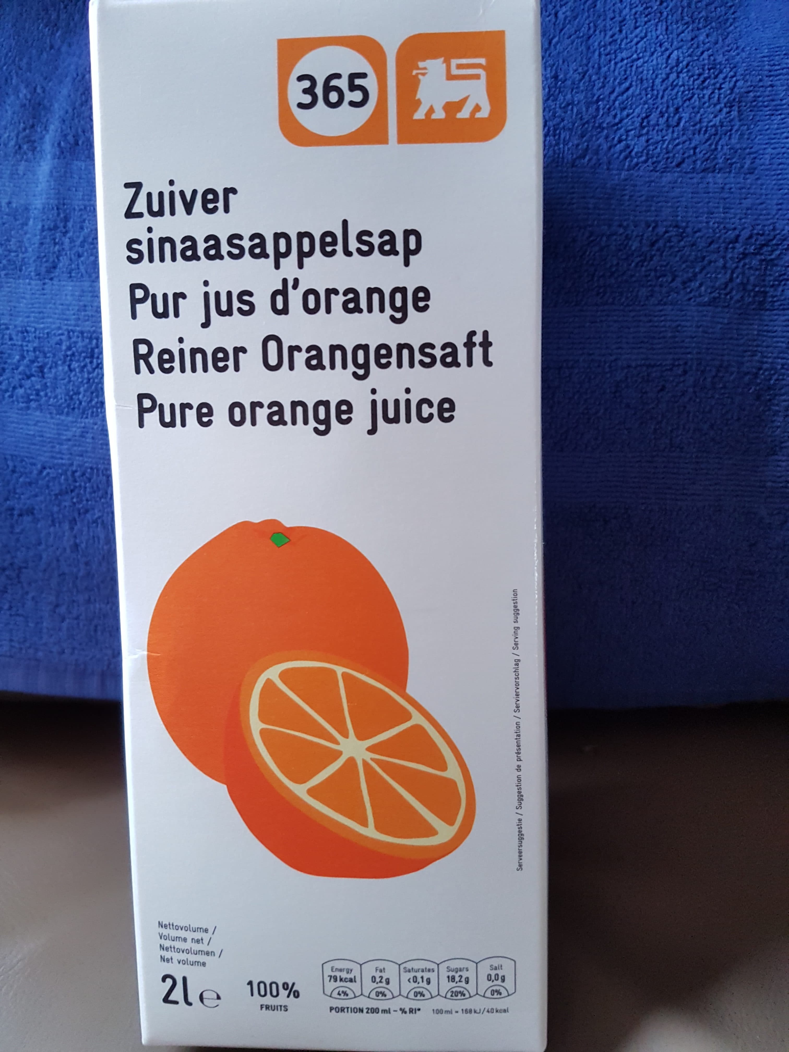 DELHAIZE Pur jus d'orange DELHAIZE packshot