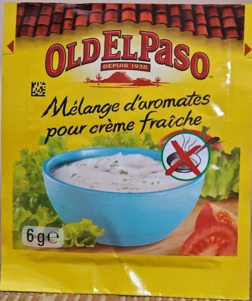 Old El Paso Mélange d'aromates pour crème fraîche packshot