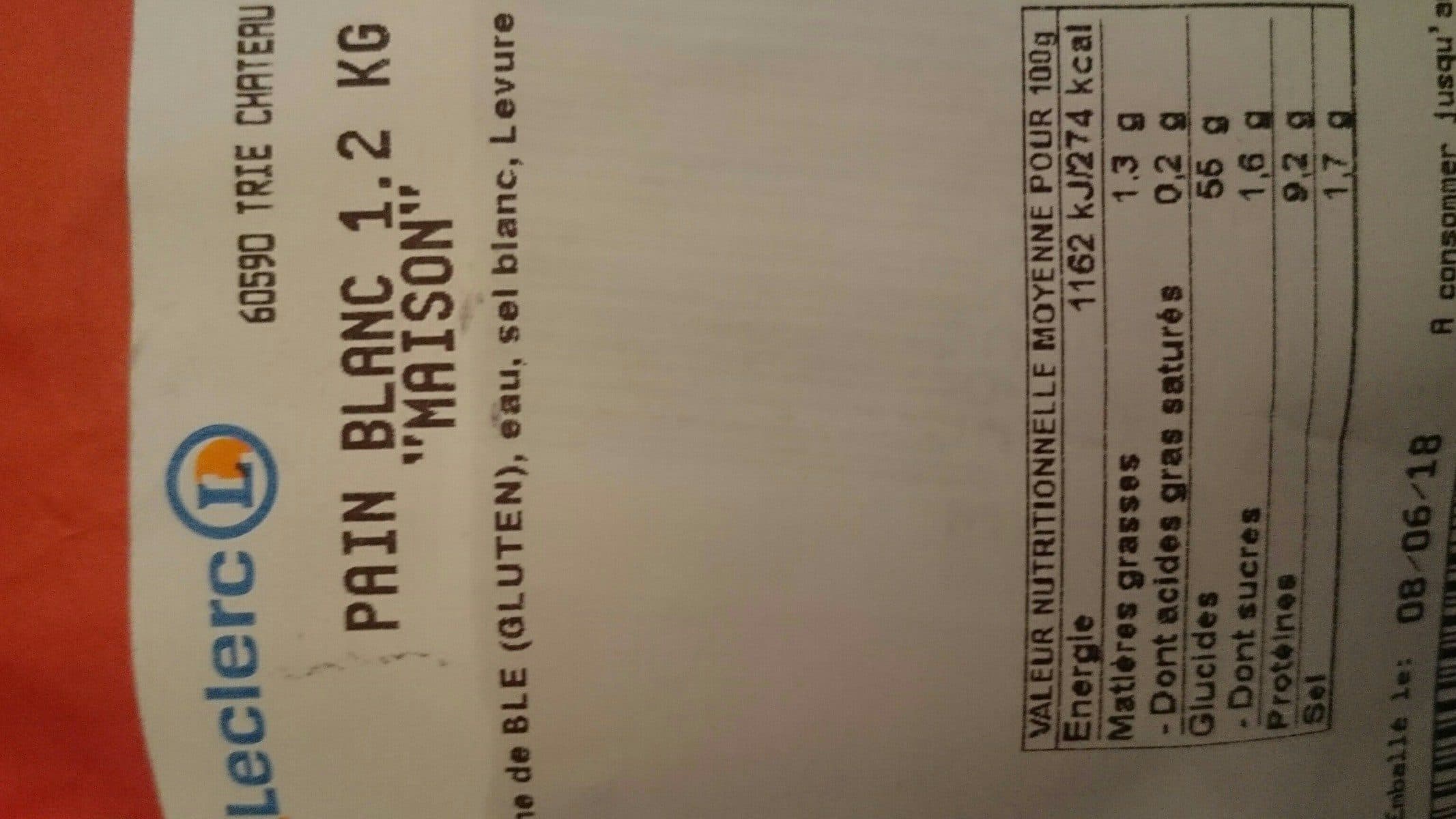 Leclerc Pain packshot