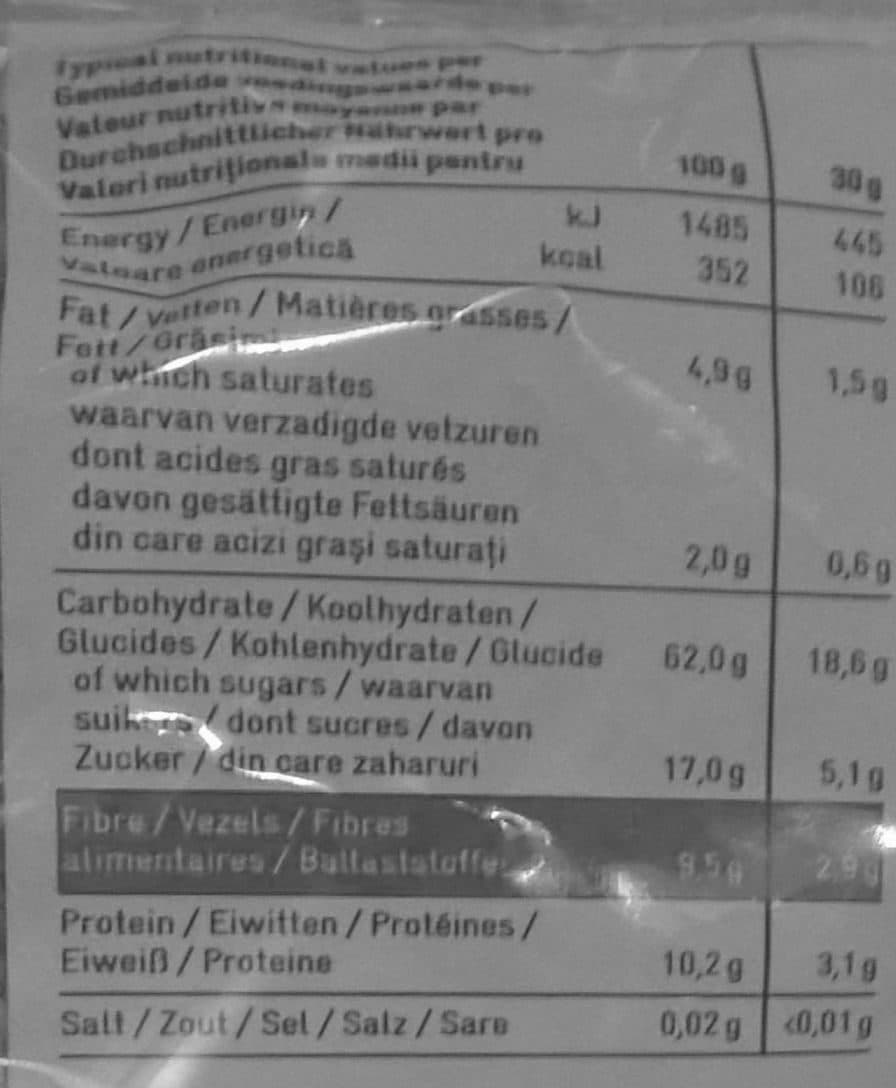 365 365 Muesli fruits séchés packshot