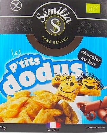 Sémilia Les P'tits Dodus Chocolat au Lait packshot